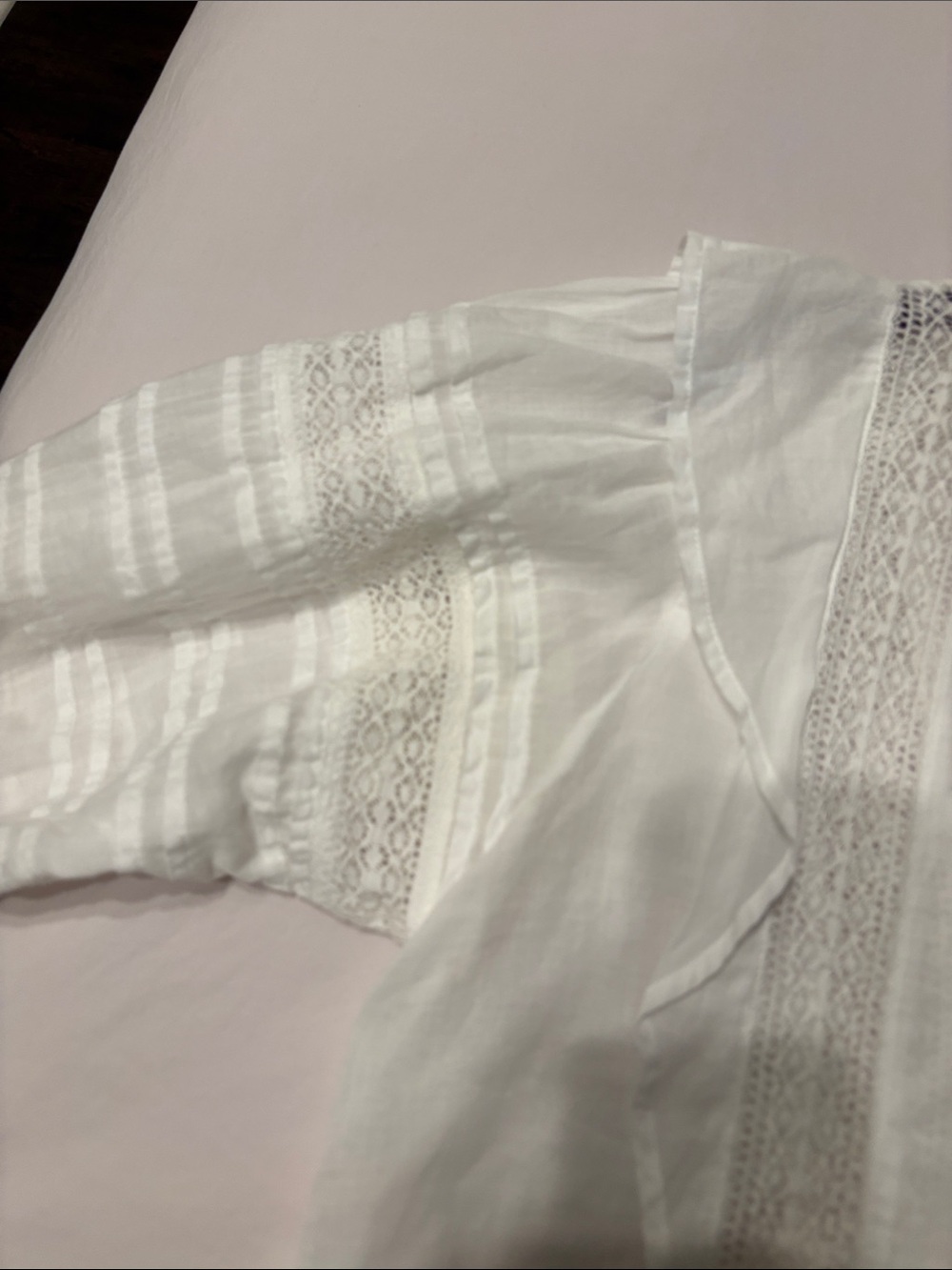 Mango white button down. Size M - Picture 7 of 8